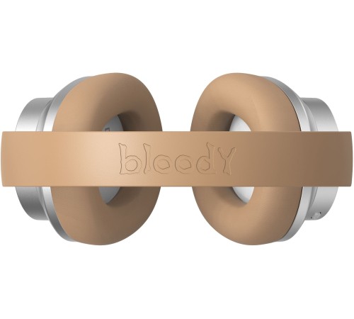 Наушники накладные A4Tech Bloody MH390 хаки беспроводные bluetooth оголовье (MH390 KHAKI)