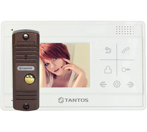 Комплект домофона Tantos Lilu kit белый