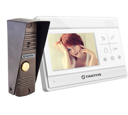 Комплект домофона Tantos Lilu kit белый