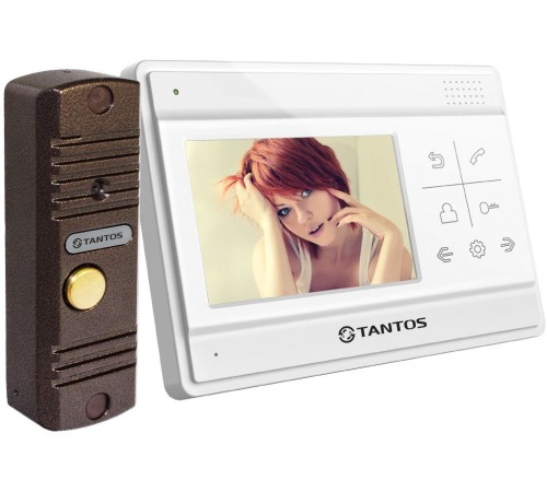 Комплект домофона Tantos Lilu kit белый
