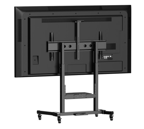 ONKRON TS1991-B черный, стойка для телевизора с кронштейном 50"-100", мобильная