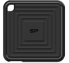 Накопитель SSD Silicon Power USB-C 256Gb SP256GBPSDPC60CK PC60 1.8" черный