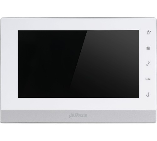 DAHUA DHI-VTH1550CH-S2 Монитор видеодомофона IP 7 дюймовый, белый, ёмкостной сенсорный экран, поддержка карты памяти Micro SD до 32Гб, питание DC 12В DAHUA DHI-VTH1550CH-S2 Монитор видеодомофона IP 7 дюймовый, белый, ёмкостной сенсорный экран, поддержка карты памяти Micro SD до 32Гб, питание DC 12В