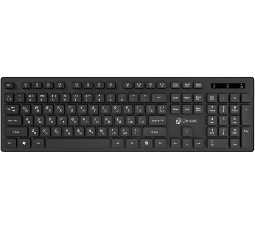 Клавиатура + мышь Оклик S255W клав:черный мышь:черный USB беспроводная Multimedia (1909361) Клавиатура + мышь Оклик S255W клав:черный мышь:черный USB беспроводная Multimedia (1909361)