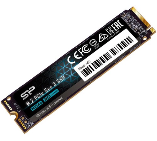 Твердотельный диск 2TB Silicon Power P34A60, M.2 2280, PCI-E 3x4 [R/W - 2200/1600 MB/s]