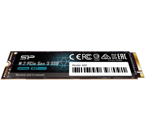 Твердотельный диск 2TB Silicon Power P34A60, M.2 2280, PCI-E 3x4 [R/W - 2200/1600 MB/s]