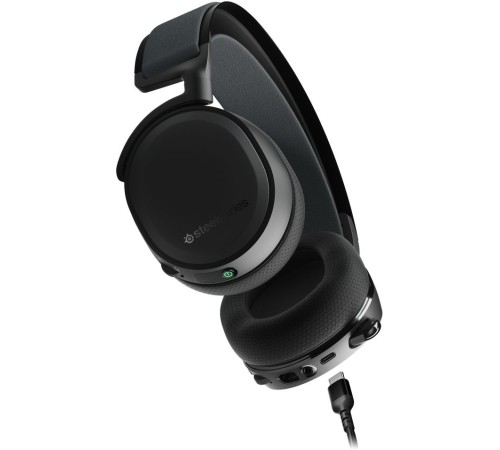 Наушники с микрофоном Steelseries Arctis 7+ черный мониторные Radio оголовье (61470)