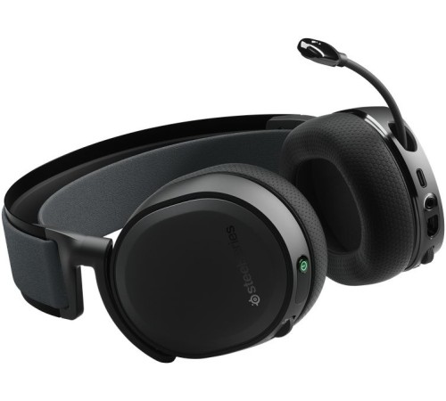 Наушники с микрофоном Steelseries Arctis 7+ черный мониторные Radio оголовье (61470)