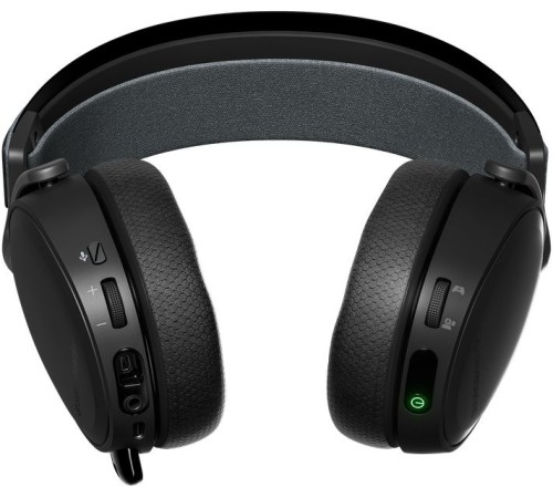 Наушники с микрофоном Steelseries Arctis 7+ черный мониторные Radio оголовье (61470)