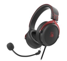 Наушники с микрофоном A4Tech Bloody M590i красный/черный 1м мониторные USB оголовье (M590I SPORTS RED)