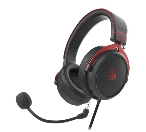 Наушники с микрофоном A4Tech Bloody M590i красный/черный 1м мониторные USB оголовье (M590I SPORTS RED) Наушники с микрофоном A4Tech Bloody M590i красный/черный 1м мониторные USB оголовье (M590I SPORTS RED)