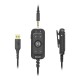 Наушники с микрофоном A4Tech Bloody M590i красный/черный 1м мониторные USB оголовье (M590I SPORTS RED)