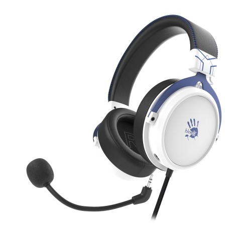 Наушники с микрофоном A4Tech Bloody M590i синий/белый 1м мониторные USB оголовье (M590I SPORTS NAVY) Наушники с микрофоном A4Tech Bloody M590i синий/белый 1м мониторные USB оголовье (M590I SPORTS NAVY)