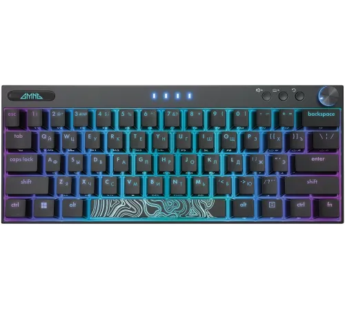 Клавиатура GMNG GG-KB500XW механическая черный USB беспроводная BT/Radio Multimedia for gamer LED (1910516) Клавиатура GMNG GG-KB500XW механическая черный USB беспроводная BT/Radio Multimedia for gamer LED (1910516)