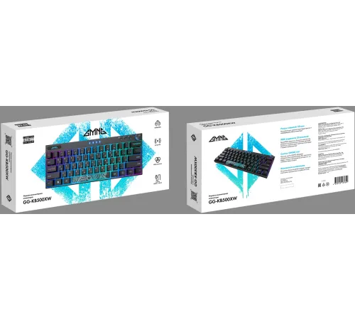 Клавиатура GMNG GG-KB500XW механическая черный USB беспроводная BT/Radio Multimedia for gamer LED (1910516) Клавиатура GMNG GG-KB500XW механическая черный USB беспроводная BT/Radio Multimedia for gamer LED (1910516)