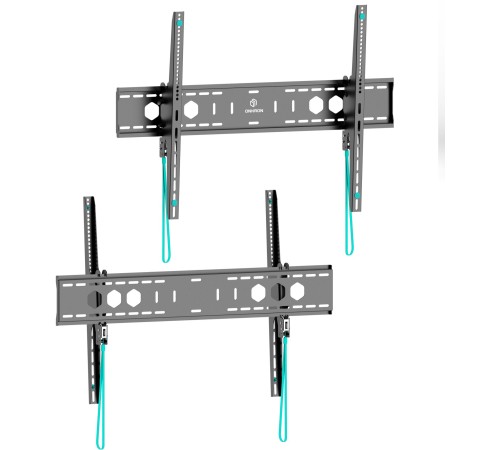 Кронштейн для телевизора Onkron UT12 черный 60"-110" макс.120кг настенный наклон