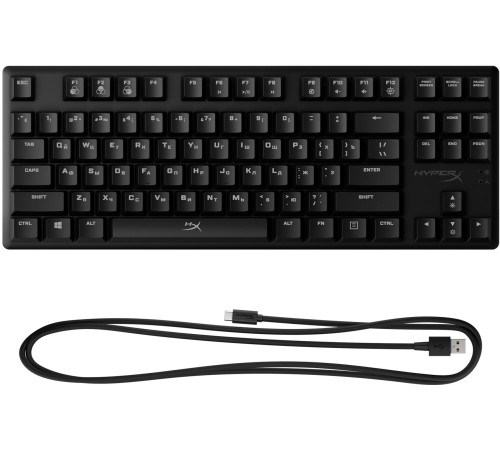 Клавиатура HyperX Alloy Origins Core механическая черный USB for gamer LED (4P5P3AA#ABA)
