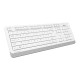 Клавиатура + мышь A4Tech Fstyler FG1010S клав:белый/серый мышь:белый/серый USB беспроводная Multimedia Touch (FG1010S WHITE)