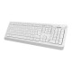 Клавиатура + мышь A4Tech Fstyler FG1010S клав:белый/серый мышь:белый/серый USB беспроводная Multimedia Touch (FG1010S WHITE)