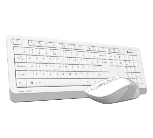 Клавиатура + мышь A4Tech Fstyler FG1010S клав:белый/серый мышь:белый/серый USB беспроводная Multimedia Touch (FG1010S WHITE) Клавиатура + мышь A4Tech Fstyler FG1010S клав:белый/серый мышь:белый/серый USB беспроводная Multimedia Touch (FG1010S WHITE)