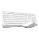 Клавиатура + мышь A4Tech Fstyler FG1010S клав:белый/серый мышь:белый/серый USB беспроводная Multimedia Touch (FG1010S WHITE)