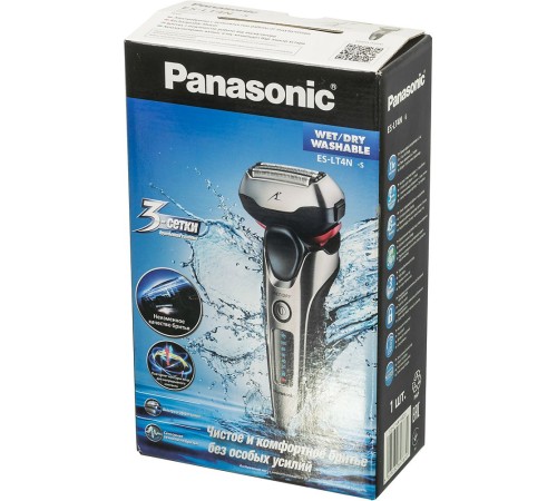 Электробритва Panasonic ES-LT4N-S820,  серебристый и черный