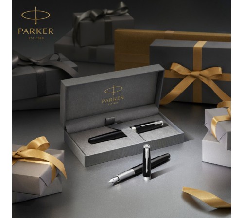 Ручка перьев. Parker Sonnet Core F529 (CW1931521) Matte Black CT F сталь нержавеющая подар.кор. Ручка перьев. Parker Sonnet Core F529 (CW1931521) Matte Black CT F сталь нержавеющая подар.кор.