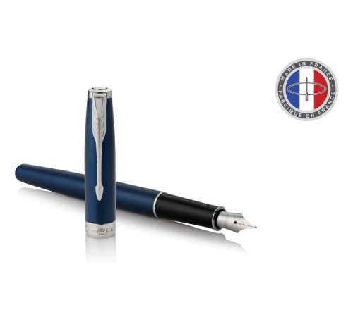 Ручка перьев. Parker Sonnet Core F539 (1945364) LaqBlue CT M сталь нержавеющая подар.кор. Ручка перьев. Parker Sonnet Core F539 (1945364) LaqBlue CT M сталь нержавеющая подар.кор.