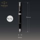 Ручка перьев. Parker Sonnet Core F529 (CW1931521) Matte Black CT F сталь нержавеющая подар.кор.