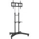 Стойка для телевизора Cactus CS-ST31, 37-75", напольный, мобильный,  черный  [cs-st31bk]