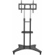 Стойка для телевизора Cactus CS-ST31, 37-75", напольный, мобильный,  черный  [cs-st31bk]
