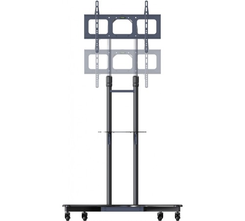 Стойка для телевизора Cactus CS-ST31, 37-75", напольный, мобильный,  черный  [cs-st31bk]