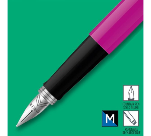 Ручка перьев. Parker Jotter Originals F60 (2096860) Magenta M сталь нержавеющая блистер