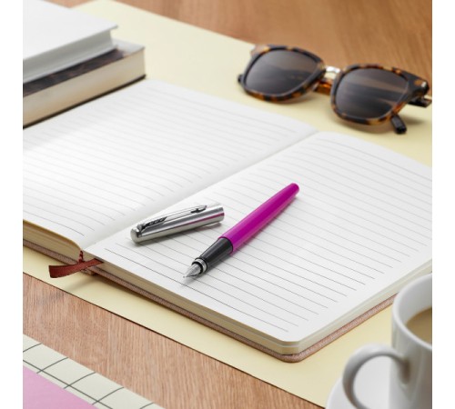 Ручка перьев. Parker Jotter Originals F60 (2096860) Magenta M сталь нержавеющая блистер