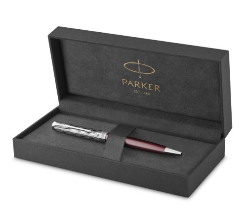 Ручка шариков. Parker Sonnet Premium K537 (CW2119783) Metal Red CT M черн. черн. подар.кор. Ручка шариков. Parker Sonnet Premium K537 (CW2119783) Metal Red CT M черн. черн. подар.кор.
