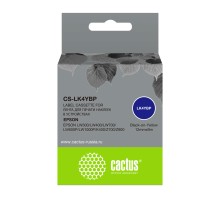 Картридж ленточный Cactus CS-LK4YBP черный для Epson LW300/LW400/LW700/LW600P/LW1000P