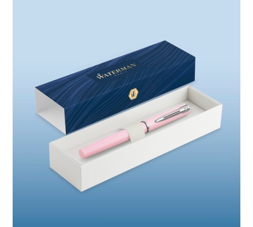 Ручка перьев. Waterman Graduate Allure Pastel Colors (2105225) Macaron Pink Lacquer F сталь нержавеющая подар.кор.