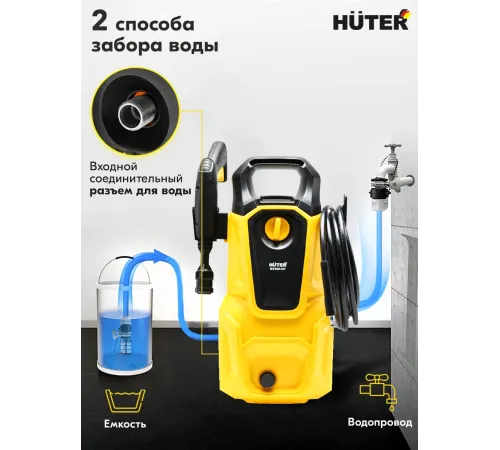 Минимойка Huter М M1650-HP 1650Вт (900/70/8/51)
