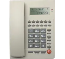 Телефон проводной Ritmix RT-420 белый/серый