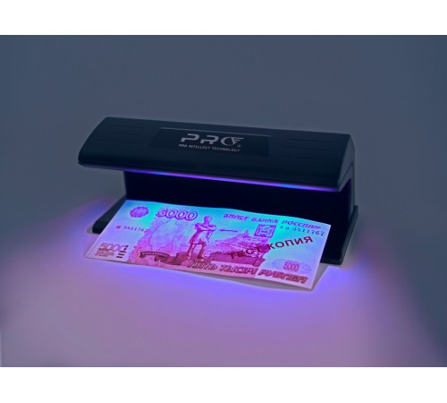 Детектор банкнот PRO 7 LED Т-06742 просмотровый мультивалюта
