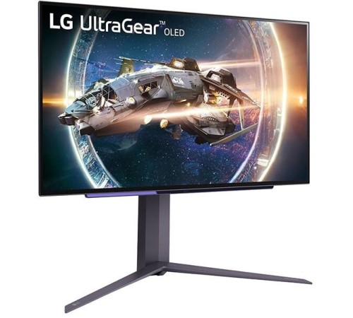 Монитор LG 27" UltraGear 27GR95QE-B черный OLED LED 16:9 HDMI матовая HAS Piv 200cd 178гр/178гр 2560x1440 240Hz G-Sync FreeSync Premium DP QHD USB 7.35кг