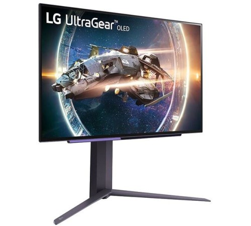 Монитор LG 27" UltraGear 27GR95QE-B черный OLED LED 16:9 HDMI матовая HAS Piv 200cd 178гр/178гр 2560x1440 240Hz G-Sync FreeSync Premium DP QHD USB 7.35кг