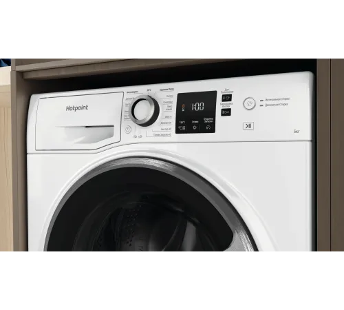 Стиральная машина Hotpoint NUS 5015 S RU класс: A загр.фронтальная макс.:5кг белый