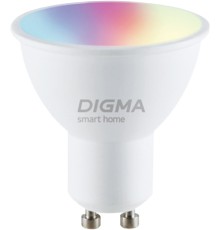 Умная лампа Digma DiLight L1 GU10 5Вт 400lm Wi-Fi (DLL1GU10)