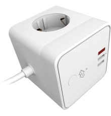 Умная розетка Digma DiPlug Cube 1 EU Wi-Fi белый (DPC13S)
