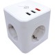 Умная розетка Digma DiPlug Cube 1 EU Wi-Fi белый (DPC13S)
