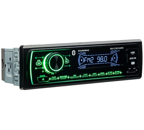 Автомагнитола Soundmax SM-CCR3190FB 1DIN 4x50Вт (SM-CCR3190FB(ЧЕРНЫЙ)/G) Автомагнитола Soundmax SM-CCR3190FB 1DIN 4x50Вт (SM-CCR3190FB(ЧЕРНЫЙ)/G)