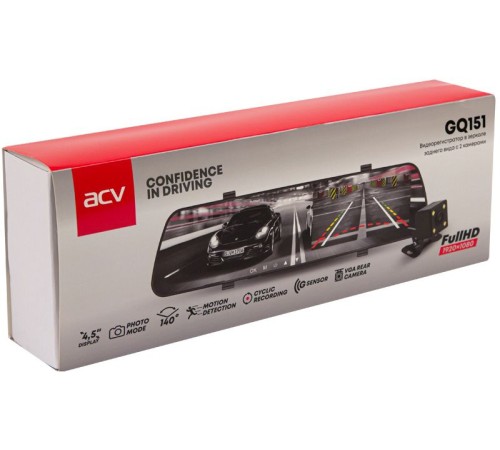 Видеорегистратор ACV GQ151 черный 1080x1920 1080p 140гр. NT96658 Видеорегистратор ACV GQ151 черный 1080x1920 1080p 140гр. NT96658