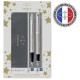 Набор ручек Parker IM Core FK221 (2183058) Stainless Steel CT M сталь нержавеющая подар.кор. ручка перьевая, ручка шариковая