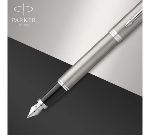 Набор ручек Parker IM Core FK221 (2183058) Stainless Steel CT M сталь нержавеющая подар.кор. ручка перьевая, ручка шариковая